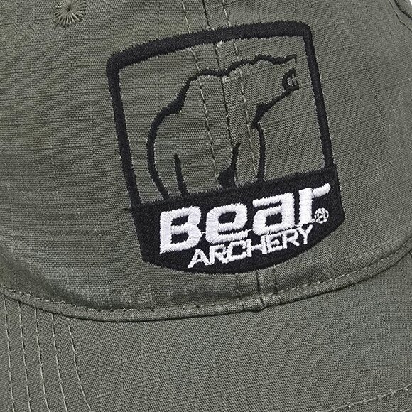 (FRED) BEAR Archery Hat Bow Hunting Ripstop Outdoor Cap Sage Green Genuine OSFM - Picture 5 of 5